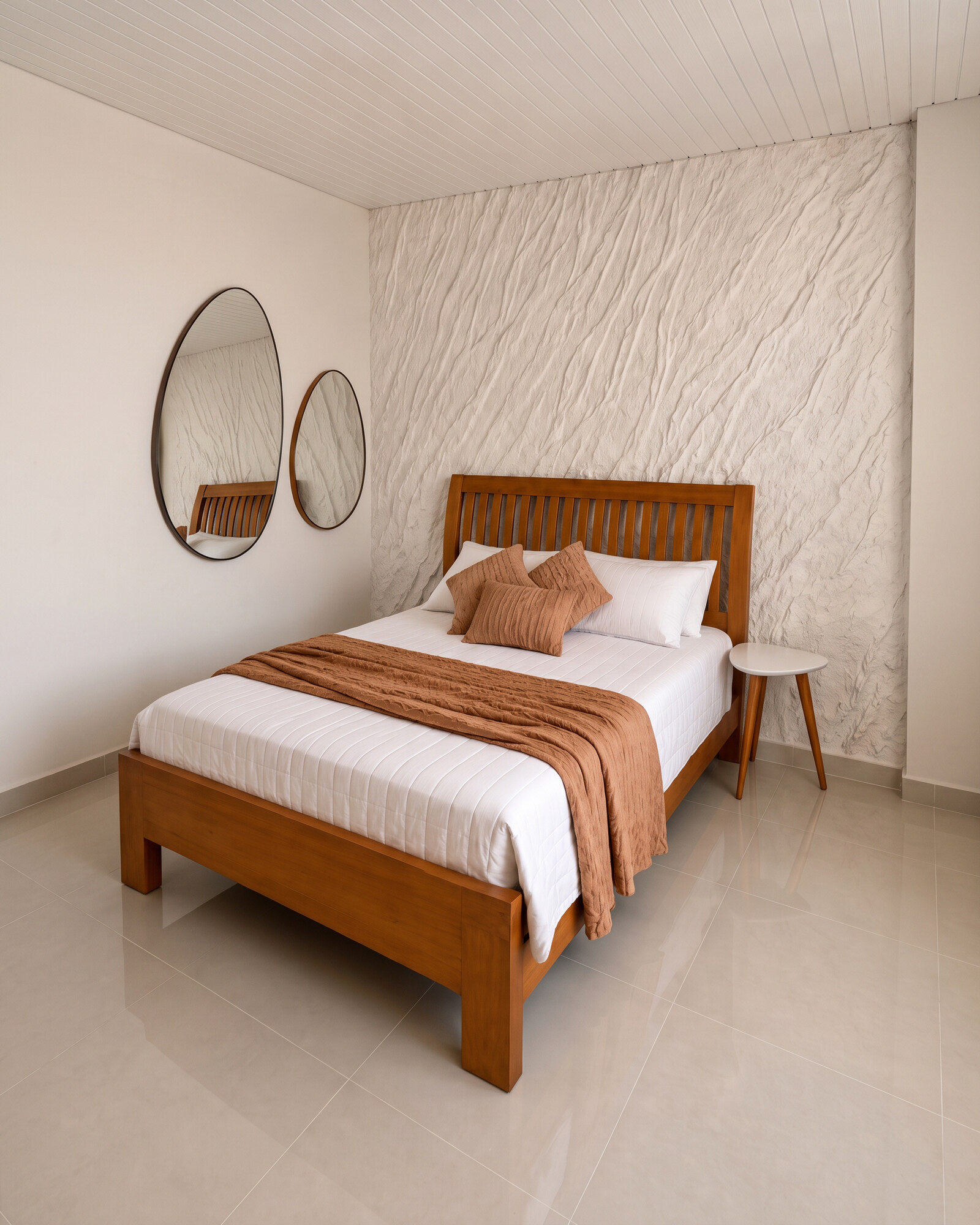 Cama Ripada Madeira Maciça